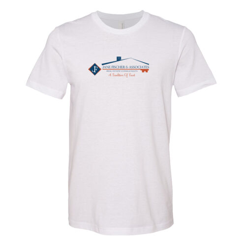 Unisex CVC Jersey Tee - White Thumbnail